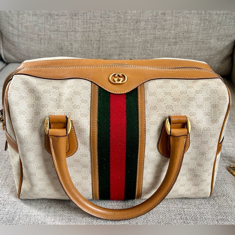 Authentic Gucci Vintage Boston Bag
